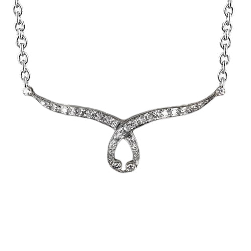 14K White Gold 1.75 Ct Brilliant Cut Real Diamonds Ladies Necklace Pendant New