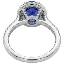 14K White Gold 7.25 Carats Tanzanite With Natural Earth Mined Diamonds Ring