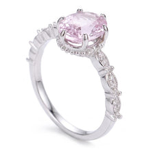 14K White Gold Kunzite With Natural Earth Mined Diamonds 15.65 Carats Ring