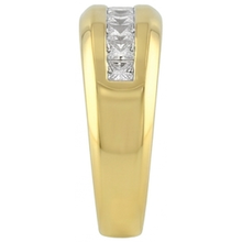 14K Yellow Gold 2 Ct Genuine Princess Cut Natural Earth Mined DIAMOND ( NOT LAB GROWN ) Men's Band Jewellery New