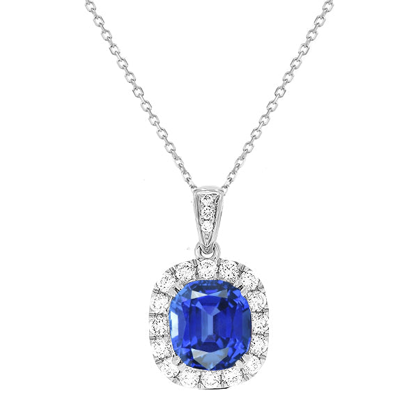 Bespoke Stone Pendant Necklace 1.50 ct – main view