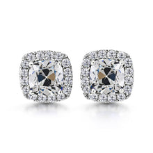 Stud Earrings 14K White Gold with Fine Diamond – main view