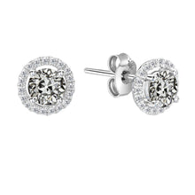 Drop Earrings 14 Karat White Gold with Diamond – main view