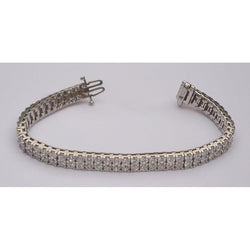 15 Carats Genuine Diamond Tennis Carpet Bracelet Vs Jewelry