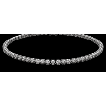 15 Carat Lab Grown Diamonds Tennis Necklace White Gold 14K
