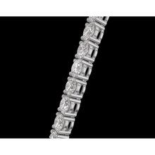 15 Carat Lab Grown Diamonds Tennis Necklace White Gold 14K