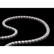 15 Carat Lab Grown Diamonds Tennis Necklace White Gold 14K