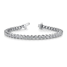 16 Ct Round Cut Real Diamonds Prong Set Tennis Bracelet White Gold 14K