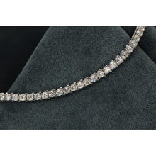 16.72 Ct Genuine Round Cut Diamond Tennis Bracelet 14K White Gold