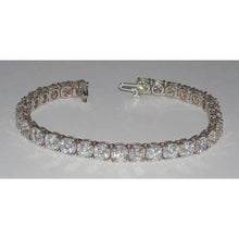 17 Carat Elegant Real Diamond Tennis Bracelet Accessory