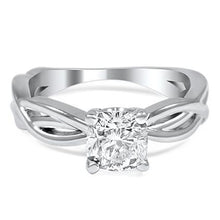 1.75 Ct Solitaire Cushion Cut Natural Earth Mined Diamond Ring White Gold