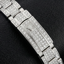 176200 Rolex Oyster Perpetual iced-out 26mm Ladies Watch