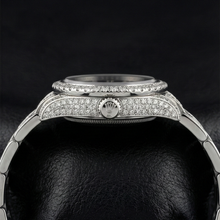 176200 Rolex Oyster Perpetual iced-out 26mm Ladies Watch