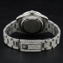 176200 Rolex Oyster Perpetual iced-out 26mm Ladies Watch