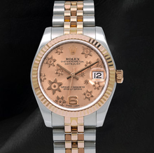 Rolex Datejust 178271 Salmon Floral Dial 31mm Two Tone Watch
