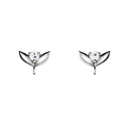 Fine Diamond Earrings 0.50 ct G/VS1 – 14 Karat White Gold
