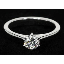 1 Carat Thin Band Natural Earth Mined Diamond Engagement Ring