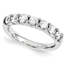 1.05 Carats Natural Diamond Anniversary Band White Gold 14K Jewelry