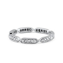 1.05 Ct Brilliant Cut Genuine Diamond Wedding Band 14K White Gold