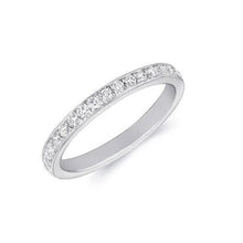 1.05 Ct Round Cut Genuine Diamonds Eternity Wedding Band Gold 14K