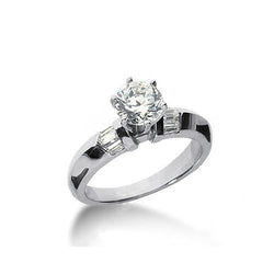 1.25 Carat Natural Diamond Anniversary Ring 3 Stone Style