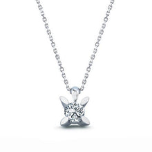 1.25 Carats Solitaire Real Diamond Pendant Necklace White Gold 14K