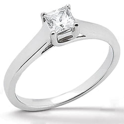 1.25 Ct. Real Diamond Ring Solitaire Princess Cut