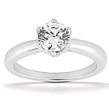 1.25 Ct. Real Diamonds Solitaire Engagement Ring Set Ladies Jewelry New