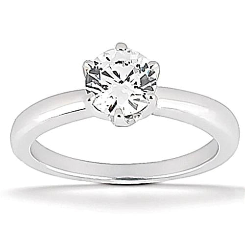 1.25 Ct. Real Diamonds Solitaire Engagement Ring Set Ladies Jewelry New