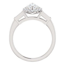 1.30 Carats Genuine Marquise Center Diamond And  Engagement Ring
