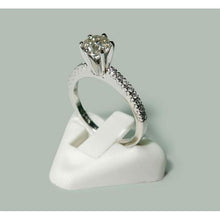 1.35 Carats Round Real Diamond Anniversary Ring 14K  Gold