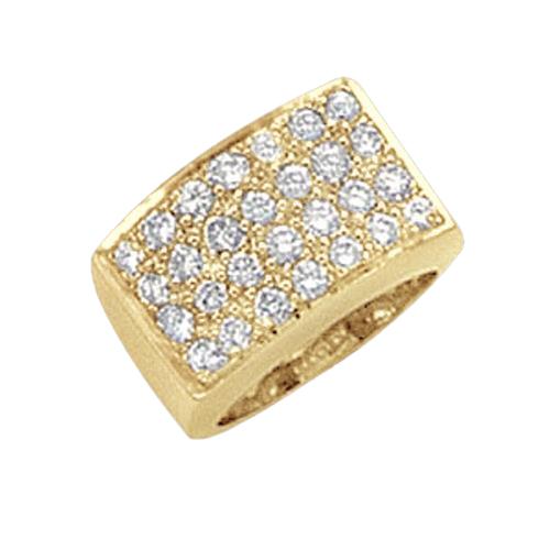 1.40 Carat Natural Round Cut Diamond Gorgeous Yellow Gold Ring