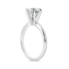 1.40 Ct Round Real Diamond Solitaire Wedding Ring White Gold 14K