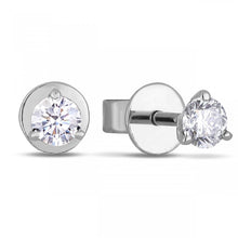 1.40 Ct Solitaire Round Cut Genuine Diamond Stud Earring