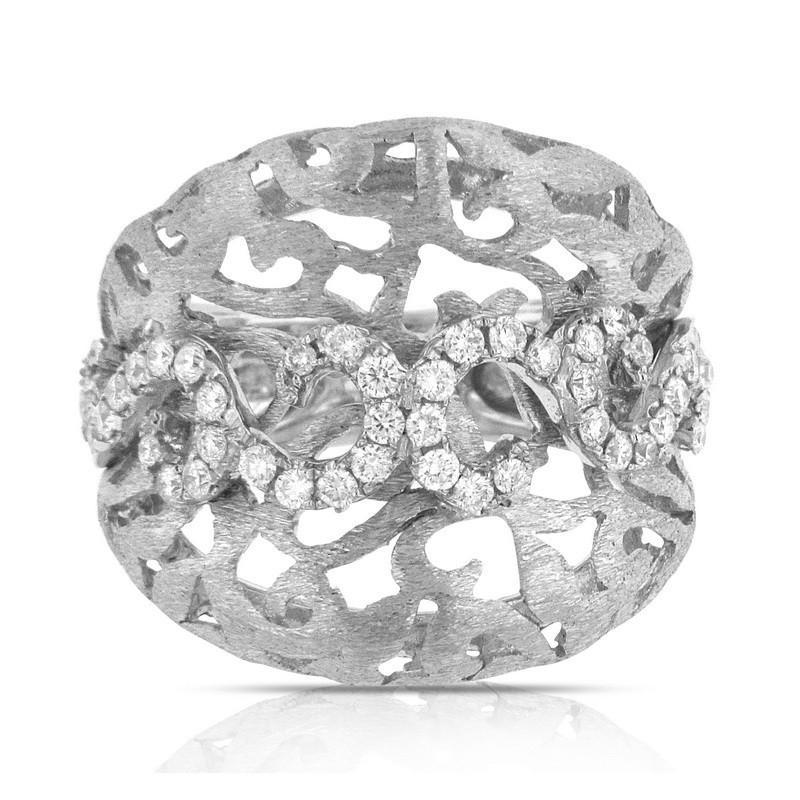 1.46 Carats Genuine Diamond Engagement Anniversary Fancy Ring