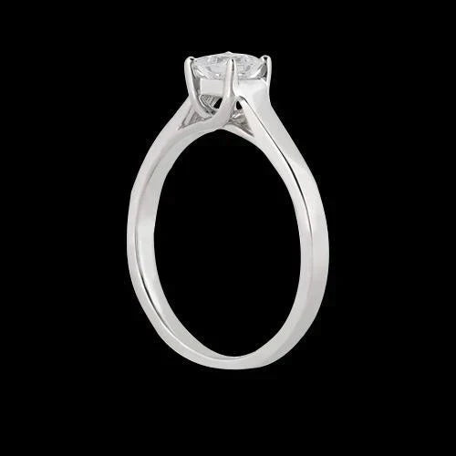 1.5 Carat Gold Princess Real Diamond Ring