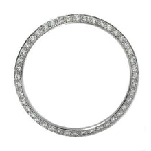 1.5 Ct Custom Real Diamond Bezel To Fit Rolex Or Date Women Watch