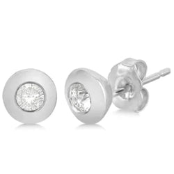 1.5 Ct Ladies Stud Earring  Round Cut Real Diamond