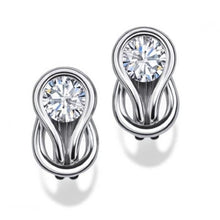 1.5 Ct Round Bezel Set Natural Earth Mined Diamond Stud Earring White Gold Jewellery