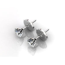 1.5 Ct Round Cut Real Natural Earth Mined Diamond Women Stud Earring 14K White Gold