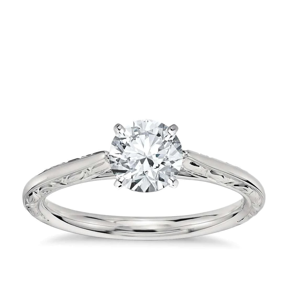 1.50 Carat Gorgeous Round Cut Real Diamond Solitaire Ring