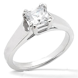 1.50 Carat Real Diamond Ring Solitaire Princess Cut Jewelry New