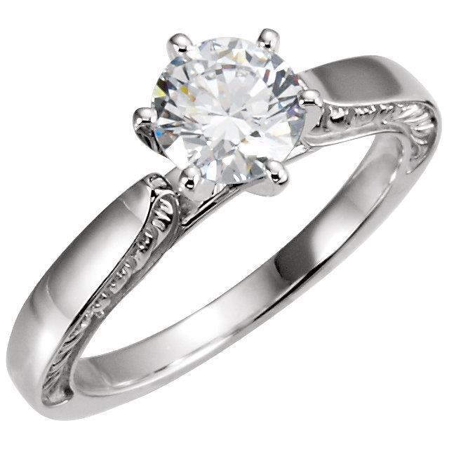 1.50 Carat Round Brilliant Real Diamond Solitaire Engagement Ring