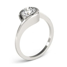 1.50 Carat Solitaire Round Genuine Diamond Ring White Gold 14K