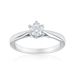 1.50 Ct Round Cut Genuine Diamond Solitaire Wedding Ring