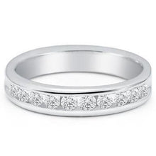 1.50 Ct Round Natural Brilliant Cut Diamond Wedding Band