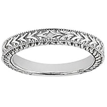 1.50 Ct. Engagement Ring Set Natural Diamond Antique Style White Gold 14K 3