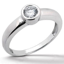 1.50 Ct. Real Natural Earth Mined Diamond Solitaire Engagement Ring White Gold