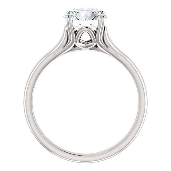 1.51 Ct Prong Setting Round Natural Brilliant Diamond Solitaire Ring