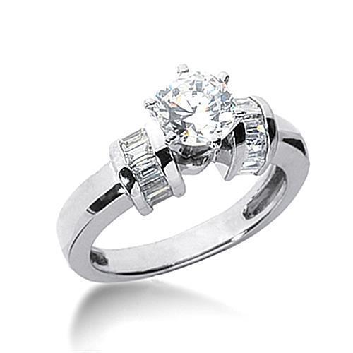 1.51 Ct Real Diamond Anniversary Ring Three Stone Jewelry New